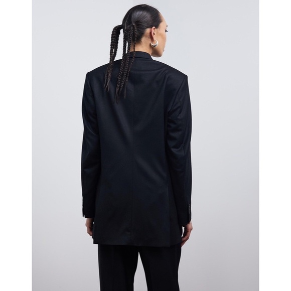 NWT EYTYS Milo Blazer in Black Oversized Boxy Minimalist Sophisticated Business - Picture 4 of 10